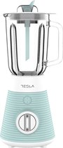 Tesla BL510BWS - Blender - Smoothie - Retro - 1,5L - 500W - Blauw / Wit