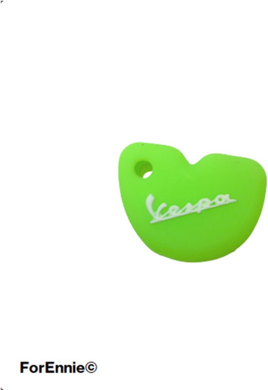 Vespa | sleutelhoesje | fluorescerend groen | witte letters