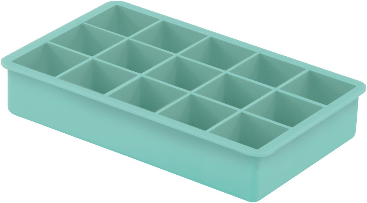 Dotz - Silicone ijsblokjesvorm - Kubus - Groen - 3,3x3,3x3,3cm - DOTZ