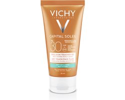 Vichy Capital Soleil SPF30 Dry Touch Zonnecrème Gemengde tot Vette Huid - Gelaat 50ml