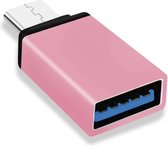 USB-C naar USB-A adapter OTG Converter USB 3.0 - USB C to USB A HUB - Verloop - Paars