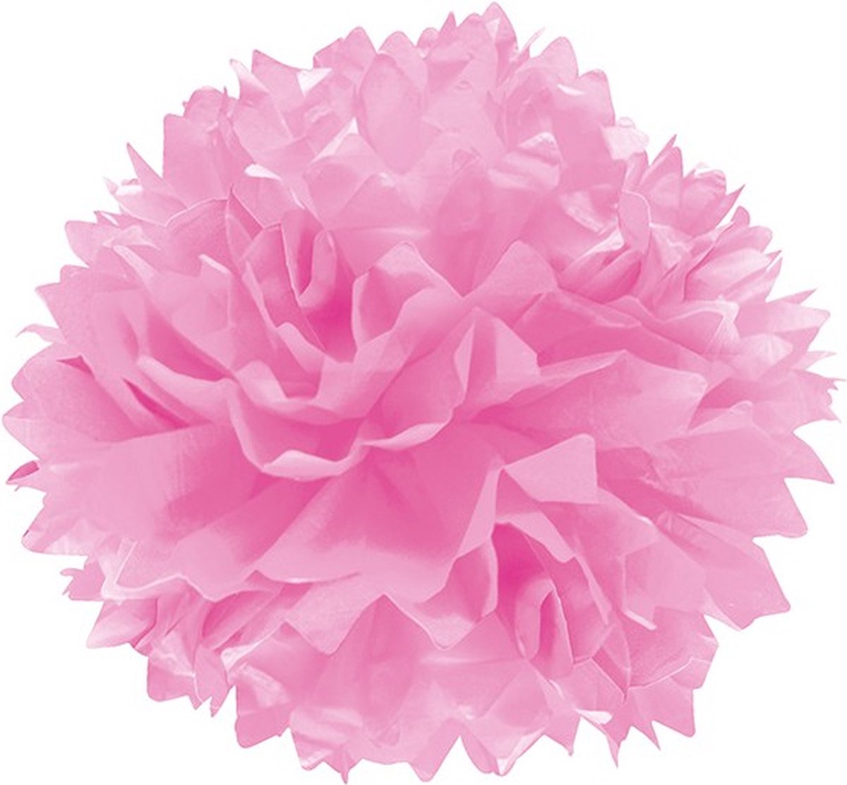 Pompon - Pink, Sempertex papieren pompon, 3 stuks