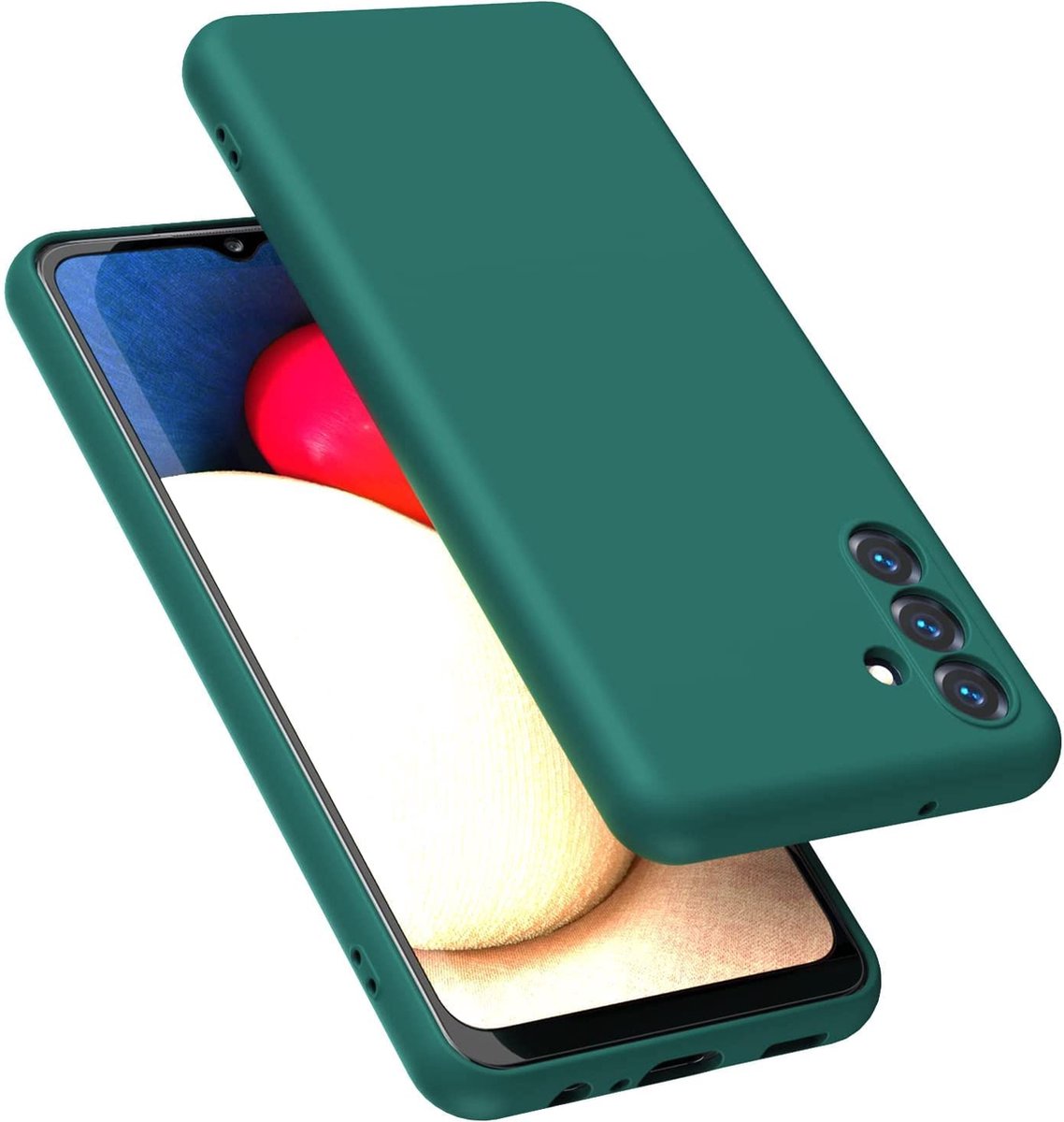 HB Hoesje Geschikt voor Samsung Galaxy A04S en M13 - Groen - Siliconen Back Cover
