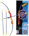 foto van Professionele Pijl En Boog Set - Inclusief 3 Pijlen - 59 x 13 x 2 cm (lxbxh)- Pijl en Boog Volwassenen - Pijl en Boog Speelgoed - Handboog - Pijl en Boog Kinderen