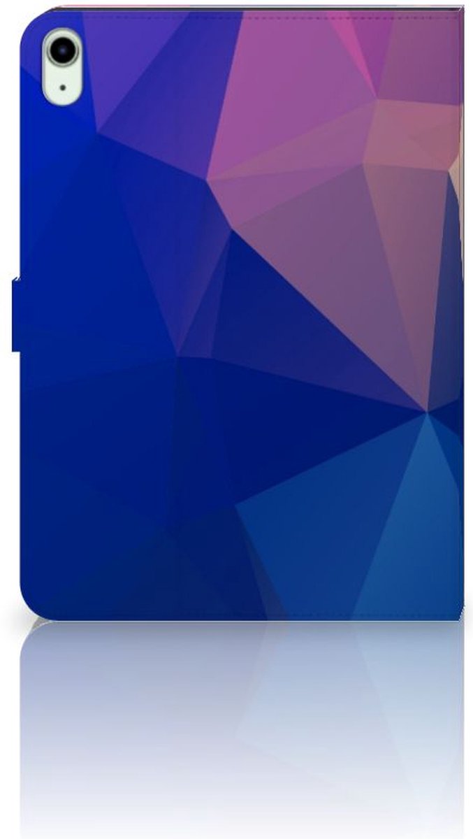 iPad Air (2020/2022) 10.9 inch Tablet Beschermhoes Polygon Dark