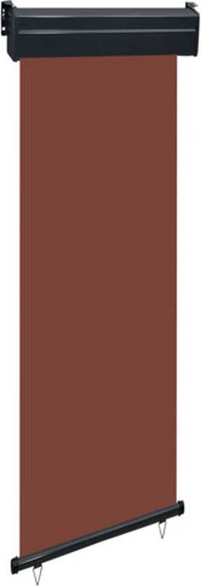 Paravent de balcon 60x250 cm marron