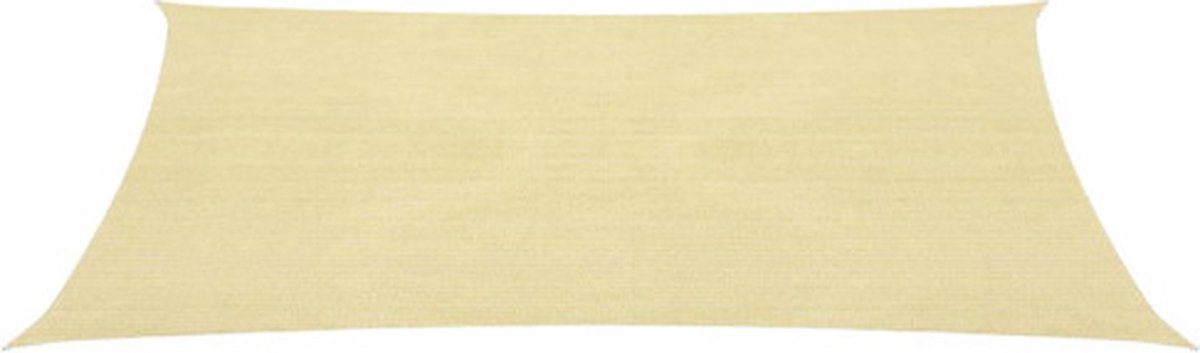 Bol.com vidaXL - Zonnescherm - HDPE - rechthoekig - 2x4 - m - beige aanbieding