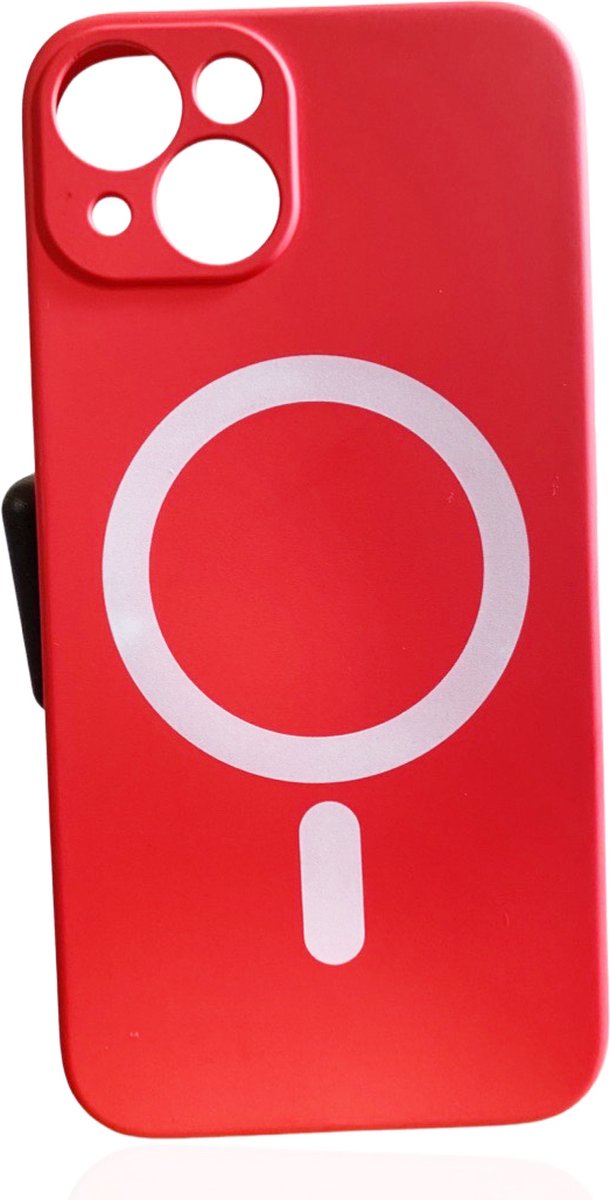 3-Niti iPhone 13 siliconen hoesje met Magsafe | Rood