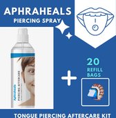 Aphrheals - Piercing Aftercare Spray - Set Soin de la Langue