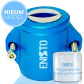 ENISTO® Magnetische Waterontharder Small – Waterontharder Magneet – Douchefilter – Waterontkalker – Waterverzachter – Antikalk – Blauw – RVS