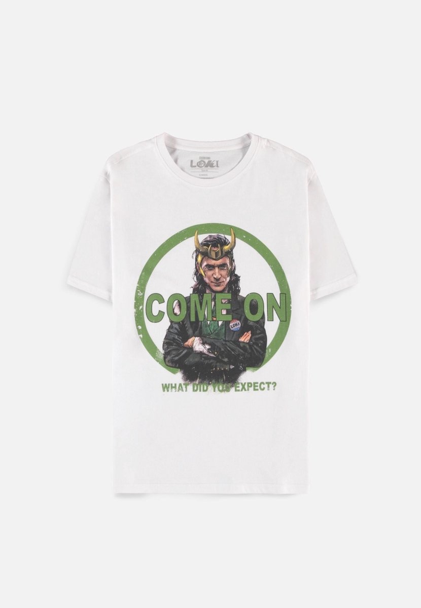 Marvel Loki - What Did You Expect Heren T-shirt - M - Wit