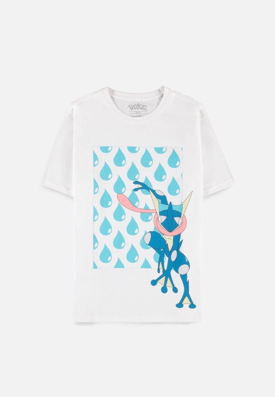 Pokémon - Greninja Heren T-shirt - XL - Wit