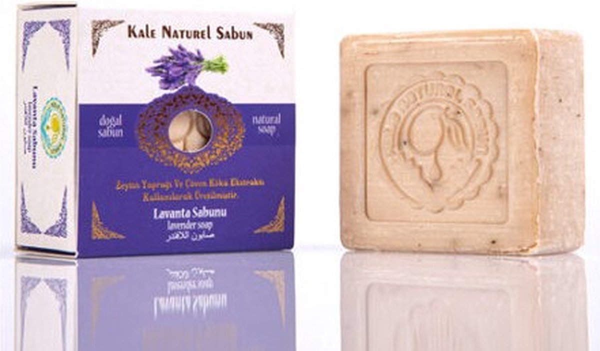Kale Natural - Lavendel Zeep - Handgemaakt Zeep - Natuurlijke Handgemaakt Zeep - 100% Natuurlijk Zeep - Kruidenzeep - 125 gr