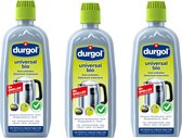 Durgol® | 3 x 500 ml universal bio | biologische snel ontkalker | ontkalken waterkokers