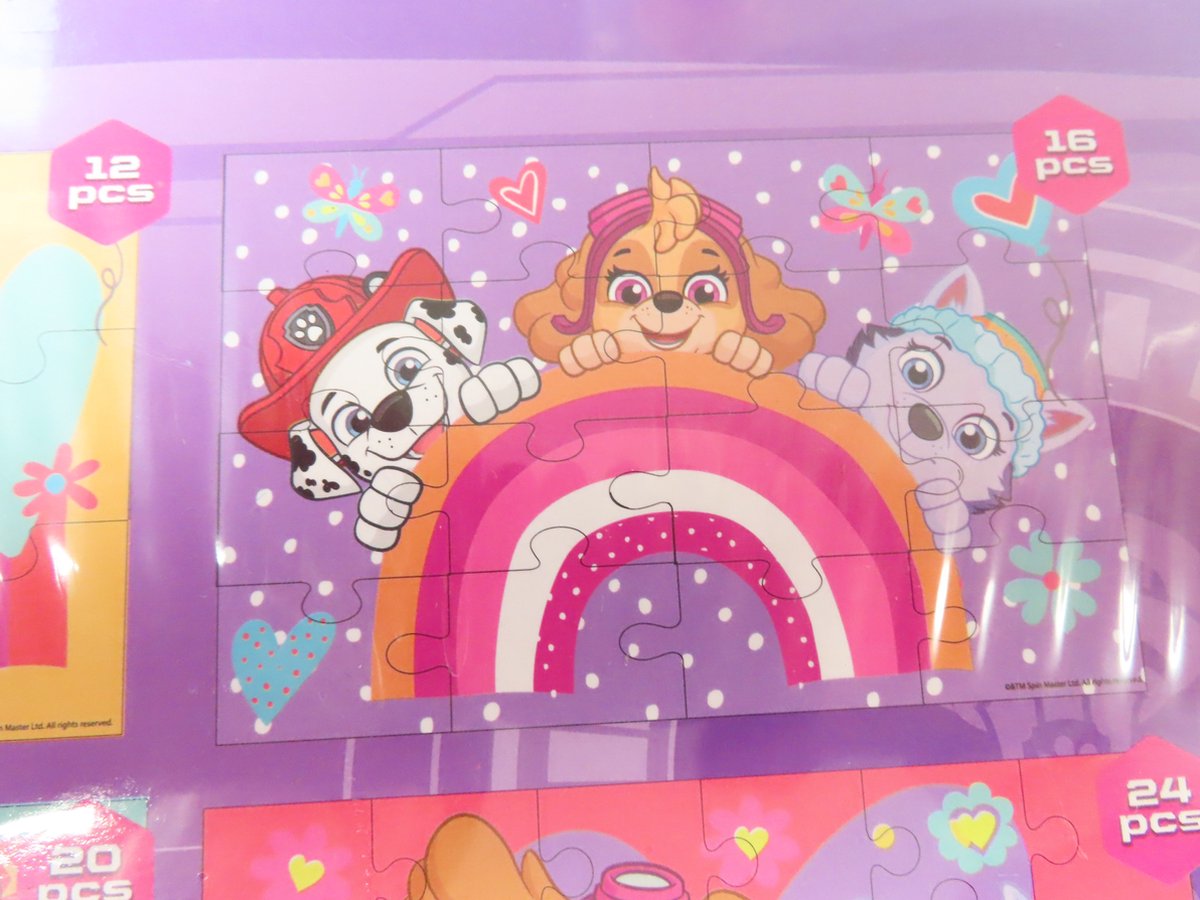 Nickelodeon - Paw Patrol - Puzzel- 4 in 1 - 12 /15 / 20 /24 stukjes ...
