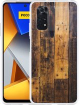 Xiaomi Poco M4 Pro Hoesje Special Wood - Designed by Cazy