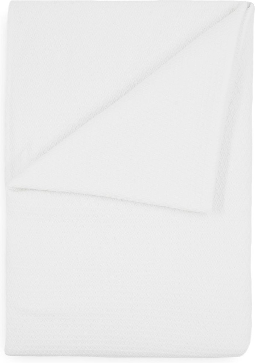 Yellow Lianne katoen sprei wit - 180x260 - luxe uitstraling - premium kwaliteit