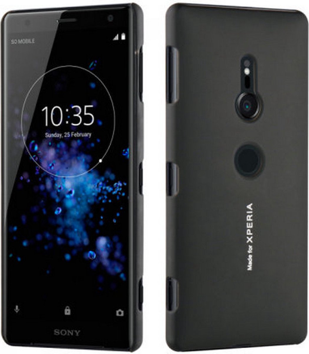 Roxfit Precision Slim Hard Back Cover voor Sony Xperia XZ2 - Zwart