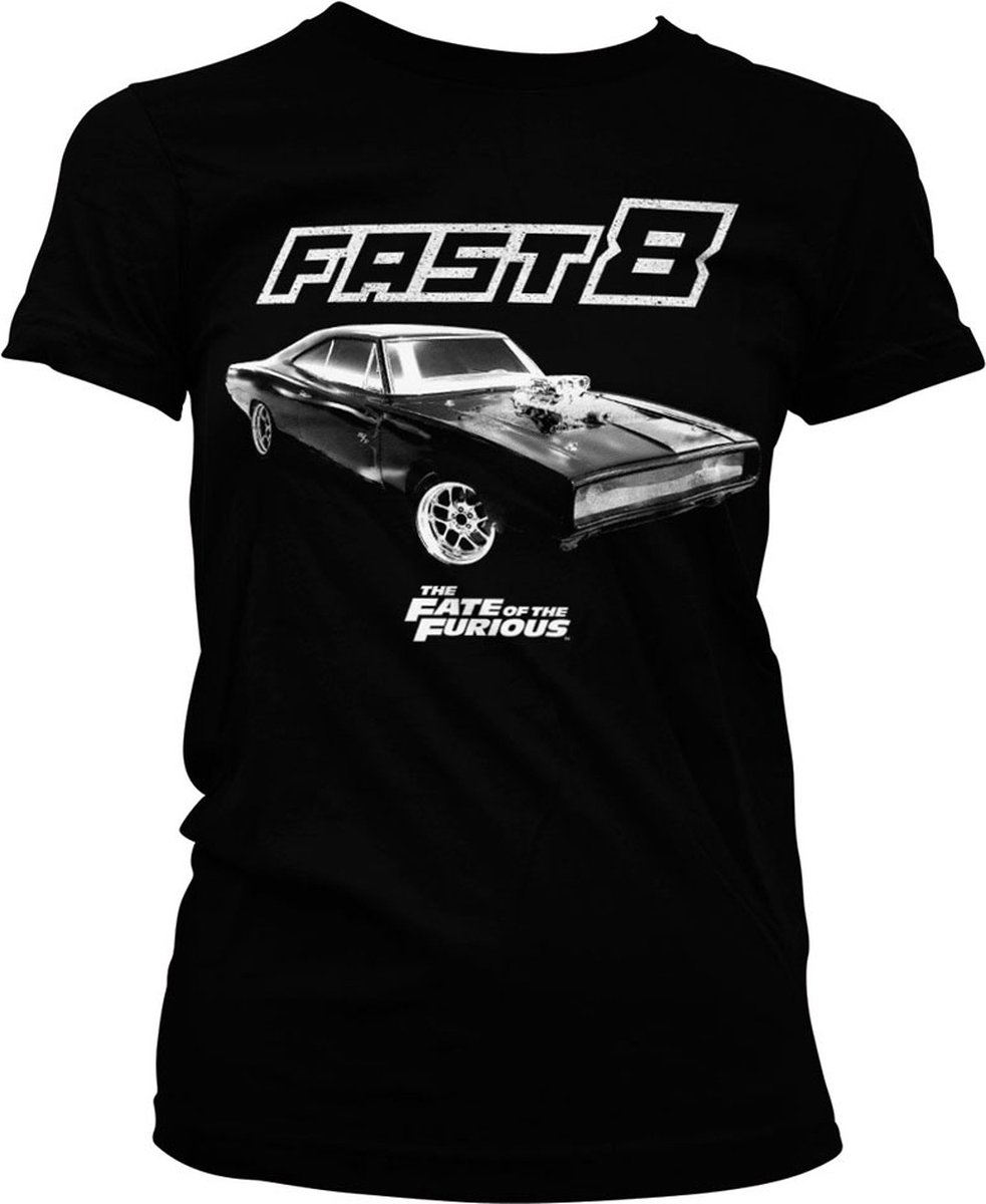 The Fast And The Furious Dames Tshirt -S- Dodge Zwart