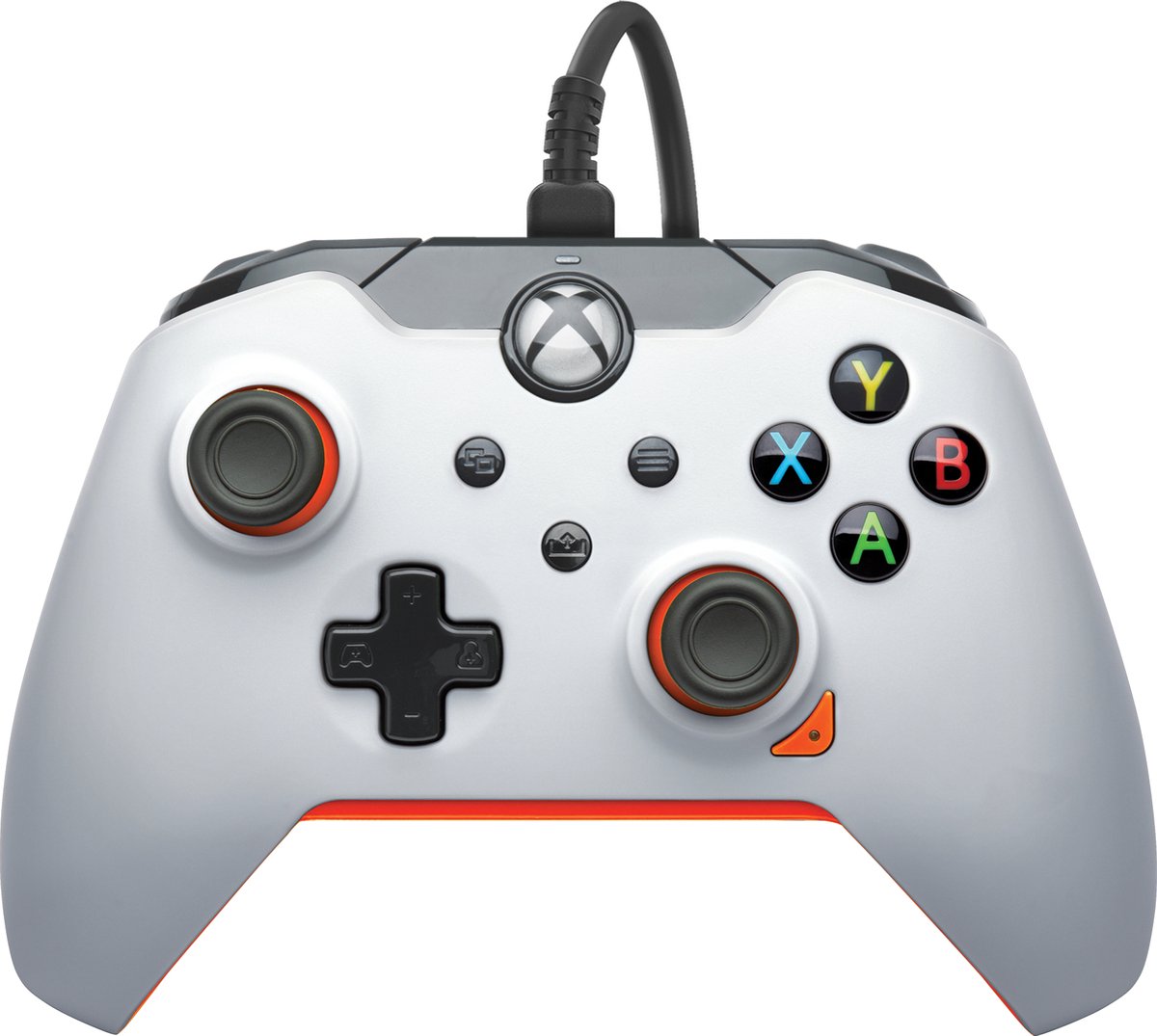 PDP - Bedrade Xbox Controller - Xbox Series X|S & Xbox One - Atomic White