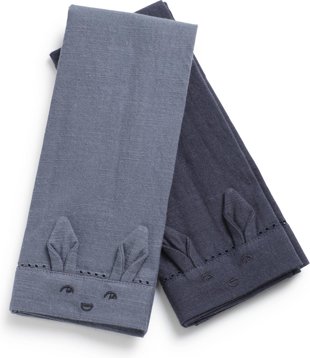 Elodie - stoffen servetten - Baby - 2 stuks - Tender Blue