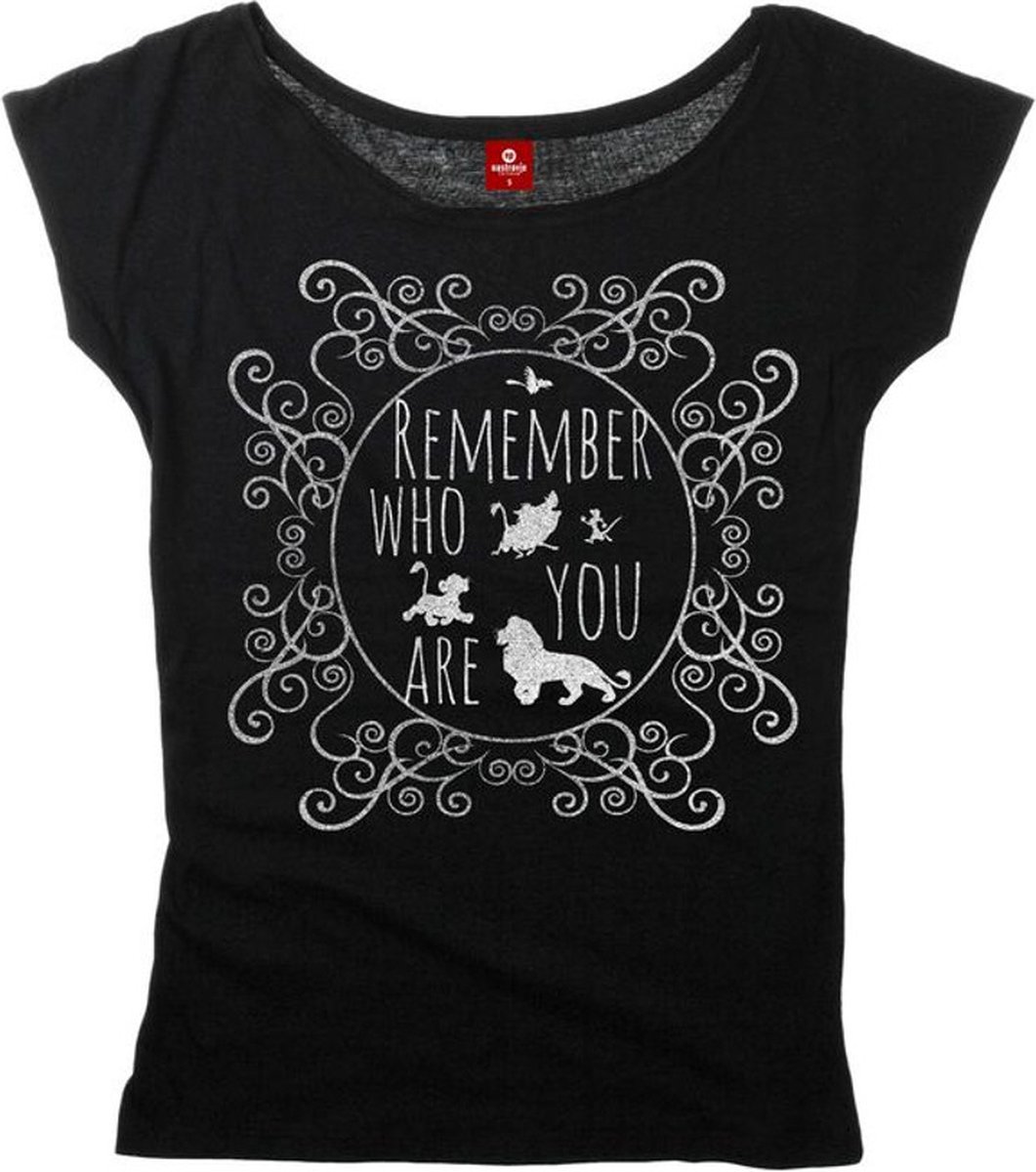 Disney The Lion King Dames Tshirt -3XL- Remember who you are Zwart