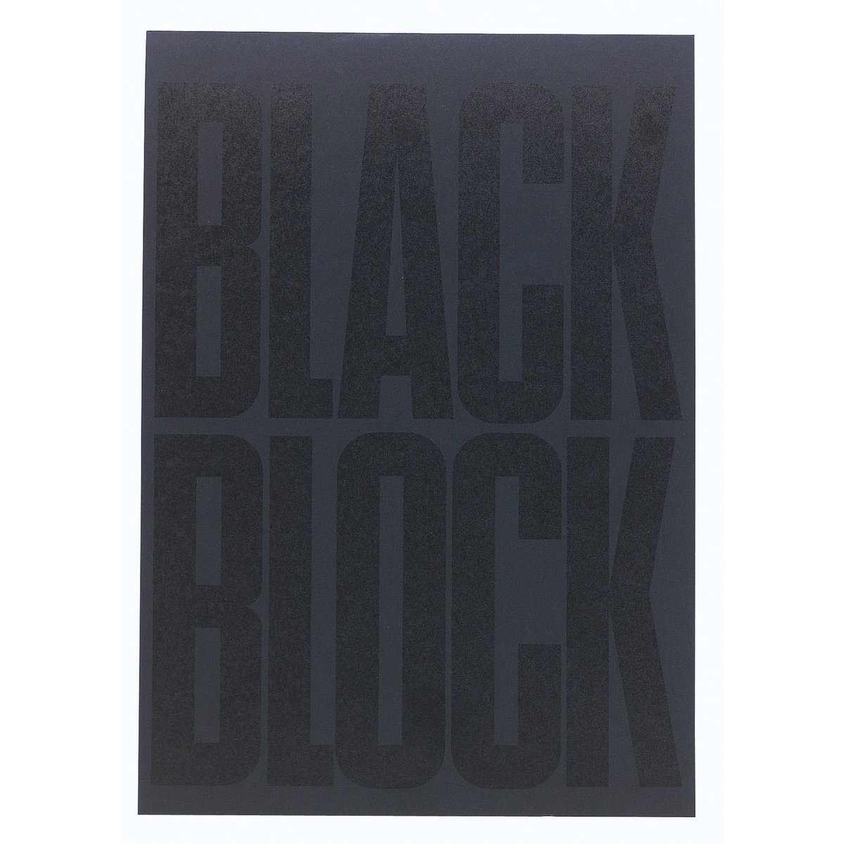 5 x Black Block 29,7x21cm - gelijnd - 70 bladen - Zwart