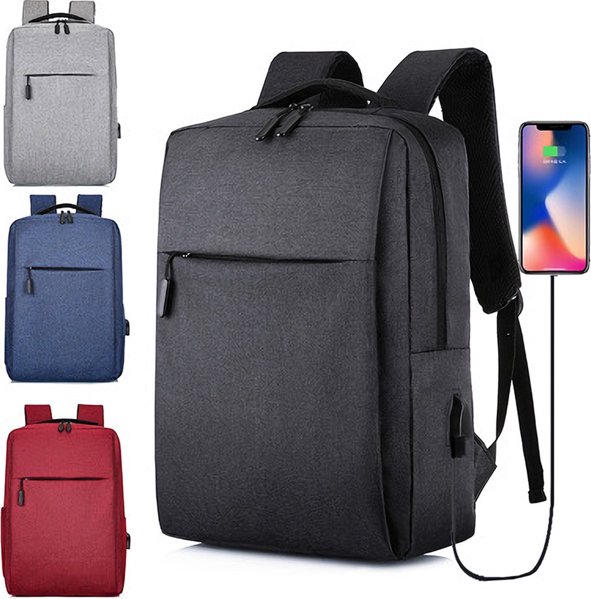 USB Opladen Klassieke rugzak 17L