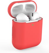 AirPods 1/2 Hoesje in het Rood - TCH - Siliconen - Case - Cover - Soft case