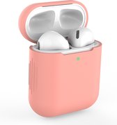 AirPods 1/2 Hoesje in het Zalm - TCH - Siliconen - Case - Cover - Soft case