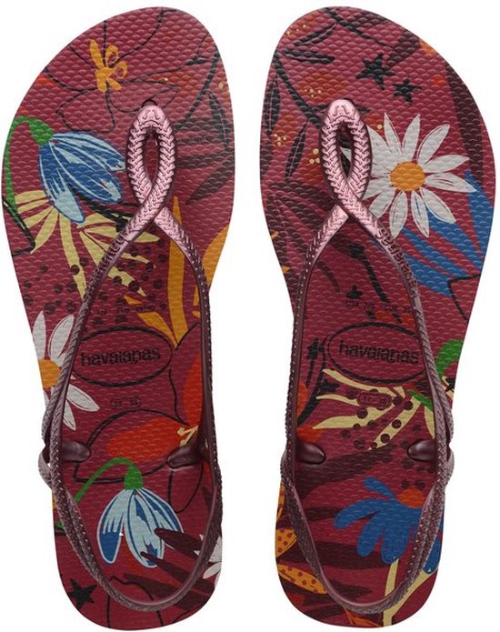 HAVAIANAS LUNA PRINT Grape wine