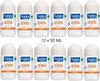12x Sanex Deoroller Zero% Sensitive Skin 50 ml - Voordeelpakket
