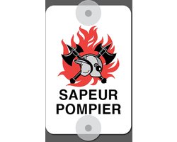 Autobord Logo - Sapeur Pompier - 10x15cm