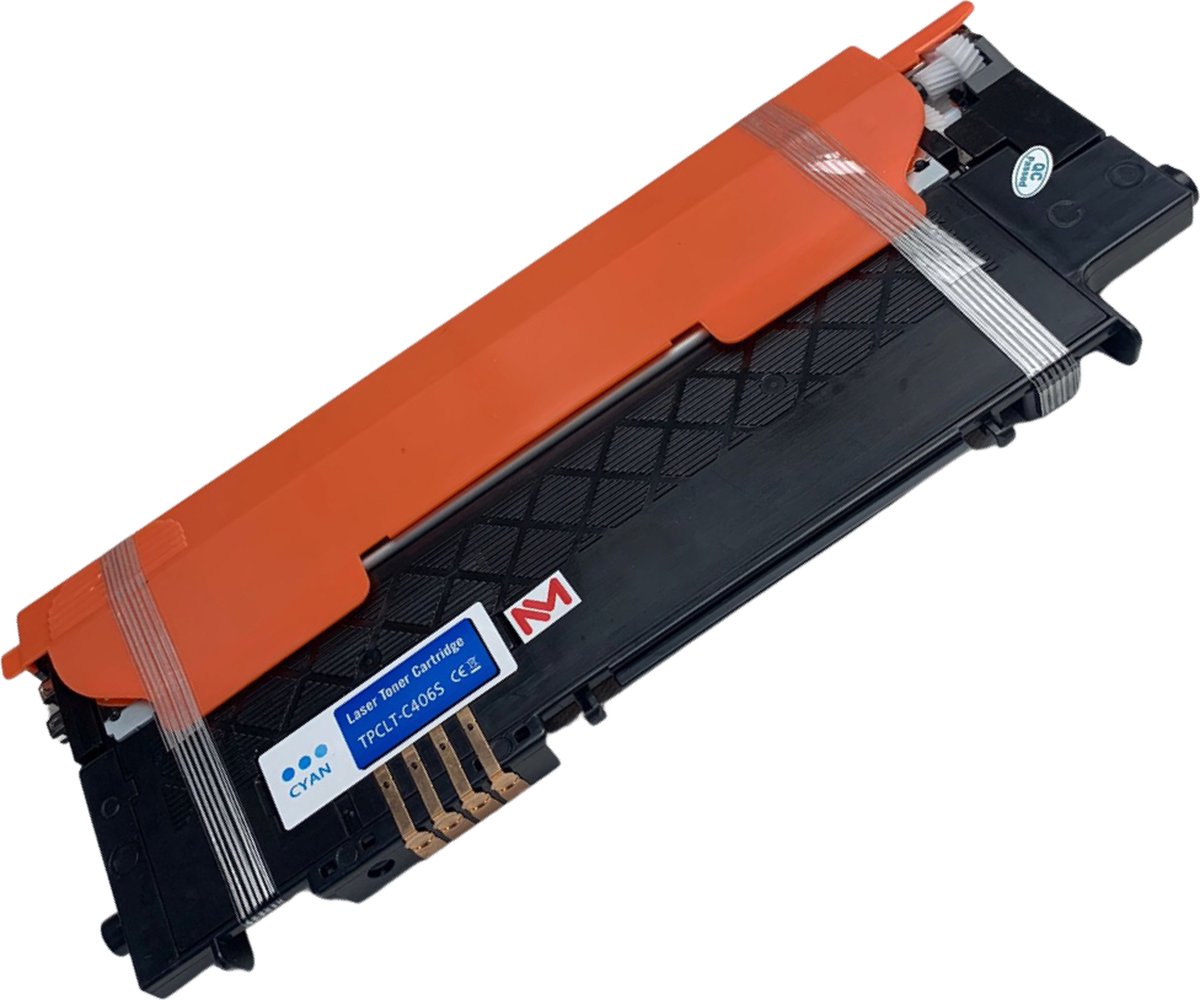Inktplace huismerk Toner cartridge / Alternatief voor Samsung CLT-C406S blauw | Samsung CLP360/ CLP360N/ CLP360ND/ CLP365/ CLP365W/ CLX3300/ CLX3305/ CLX3305FN/ CLX3305F