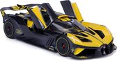 Bburago - Bugatti Bolide - Modelauto - Schaalmodel - Schaal 1:18 - geel/zwart