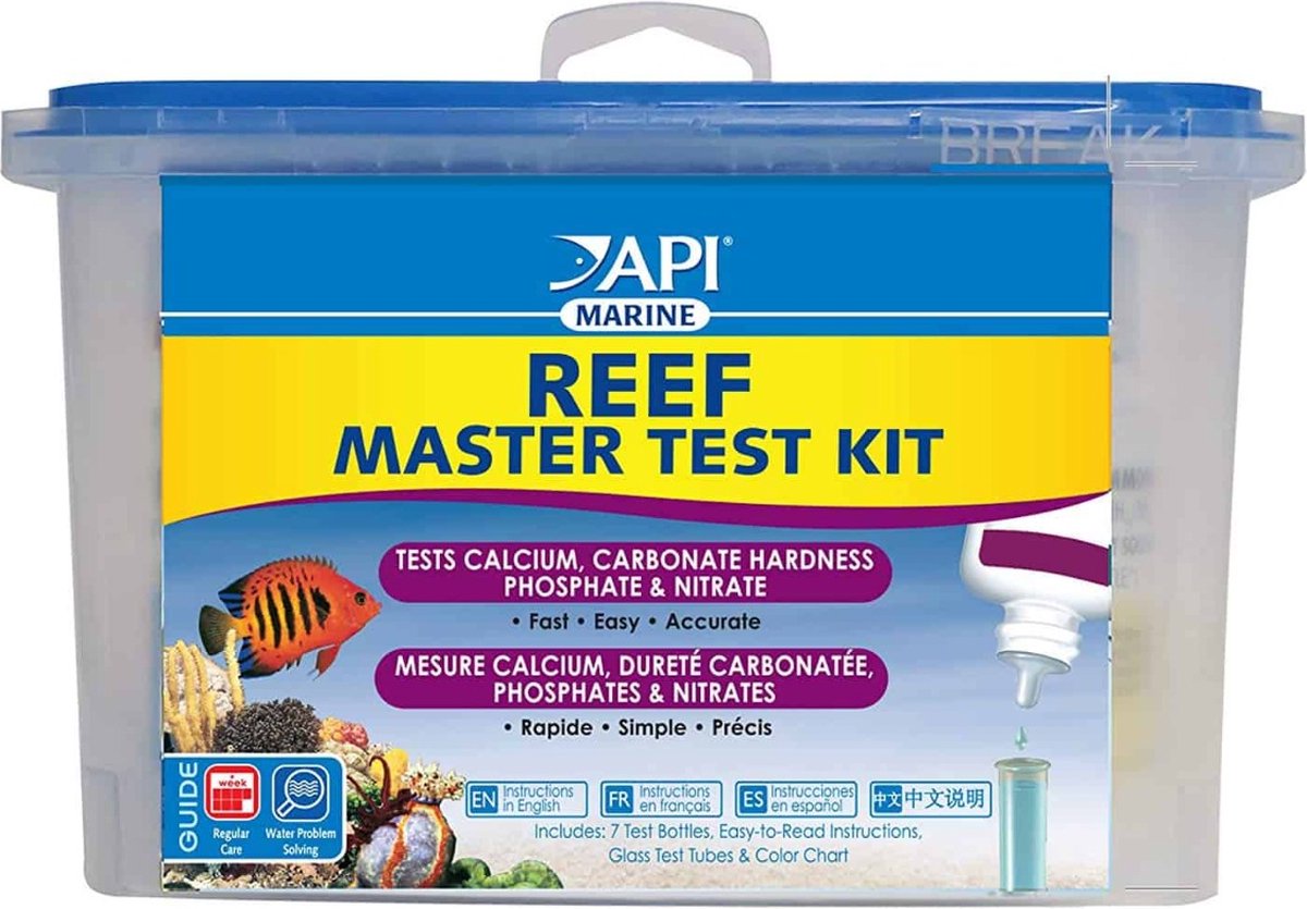 API Reef Master Test Kit - Ca kH PO4 No3 Test Kit