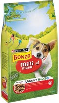 Bonzo (Friskies) - Croquettes pour chiens - Mini Menu Bœuf - 1,5 kg
