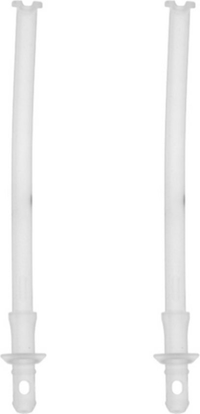 2pcs Delonghi récipient à lait tube tuyau à lait - 16,5cm - Nespresso Lattissima EN750 - 2 pièces