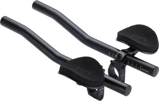 BBB Cycling Opzetstuur Racefiets - Lichtgewicht Ligstuur - Verstelbaar Opzetstuur met Armsteun - Tijdritstuur - Triathlon Stuur - Compatibel met 25.4 of 31.8mm Fietsstuur - AeroLight BHB-58 van BBB Cycling — afbeelding 3