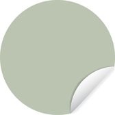 WallCircle - Muurstickers - Behangcirkel - Mintgroen - Effen kleur - ⌀ 120 cm - Muurcirkel - Zelfklevend - Ronde Behangsticker XXL
