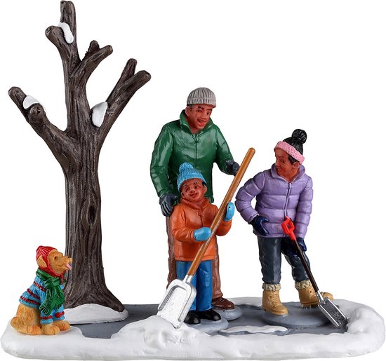 Lemax - Shoveling The Driveway - Kersthuisjes & Kerstdorpen