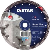 Disque diamanté professionnel DISTAR TURBO SUPER MAX , lame de scie diamantée 230 x 22,23 mm x 15 mm diamant, Pour béton fortement armé
