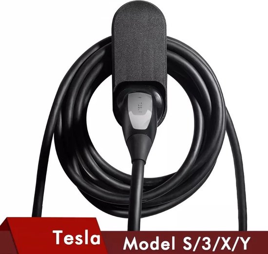 lening Origineel gelijktijdig Tesla Model 3 Y S en X Stekkerhouder en Laadkabel Houder Holster Set Type 2  EV Auto... | bol.com