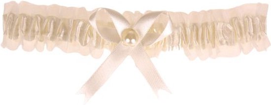 Jarretière grande taille - ivoire