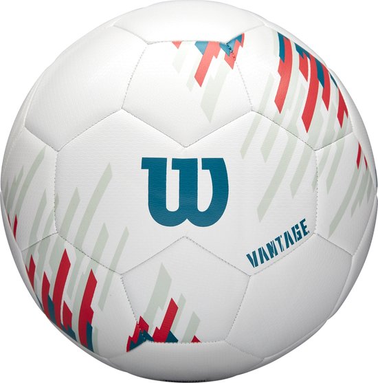 Wilson NCAA Vantage SB Soccer Ball WS3004001XB, Unisex, Wit, Bal naar voetbal, maat: 4