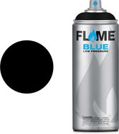 Molotow Flame Blue - Spray Paint - Spuitbus verf - Synthetisch - Lage druk - Matte afwerking - 400 ml - deep black