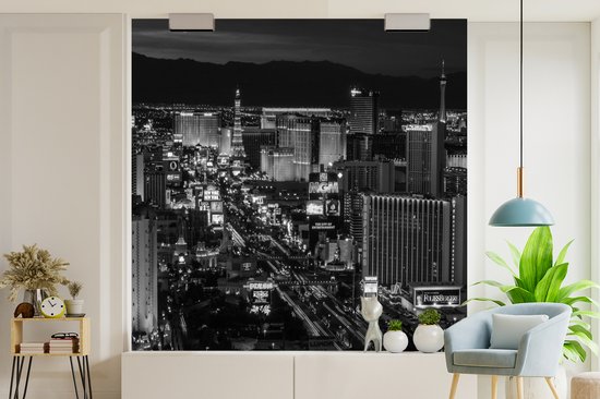 Papier Peint - Papier Papier peint photo Las Vegas la Nuit - Largeur 350 cm x Hauteur 350 cm