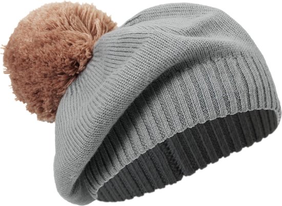 Béret tricoté Elodie - bonnet d'hiver - bébé/enfant - Deco Nouveau - 6/12 mois