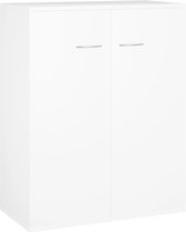 vidaXL Buffet 60x30x75 cm aggloméré blanc