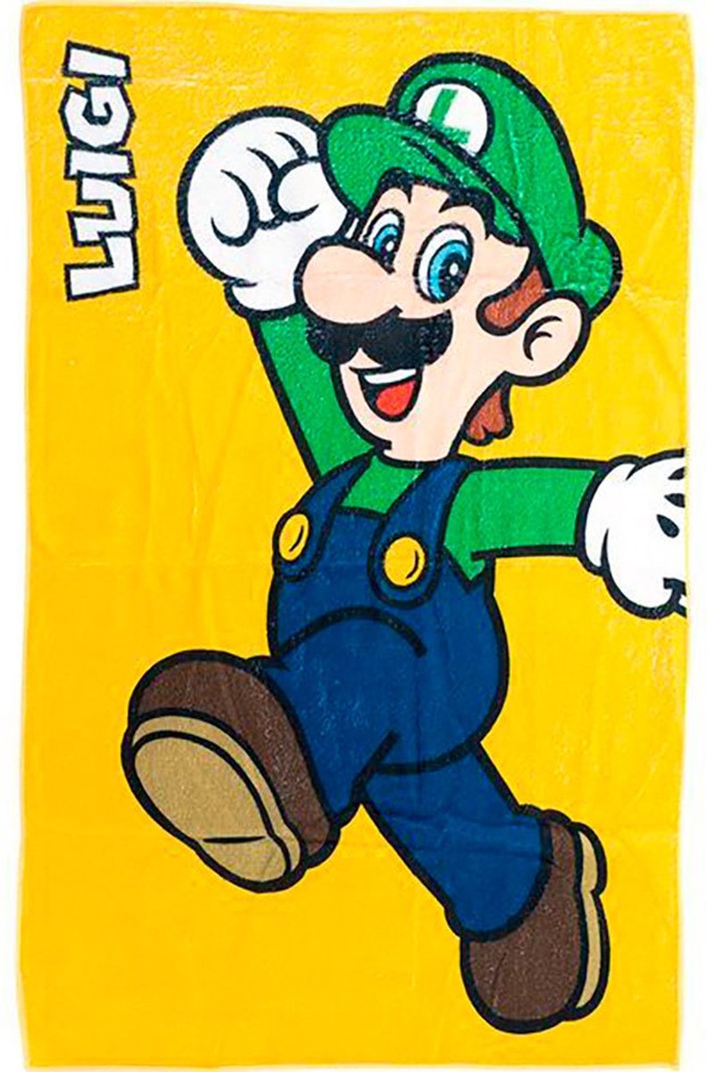 Nintendo- Super Mario - Luigi - Handdoek - 50 x 80 cm - Mario Bros Movie 2023